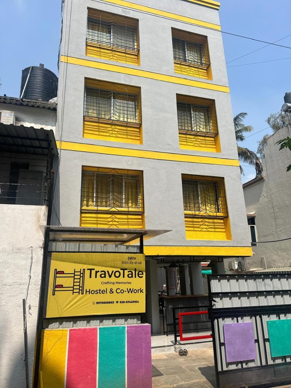 Travotale Hostel And Cowork Koregaonpark Pune Bagian luar foto